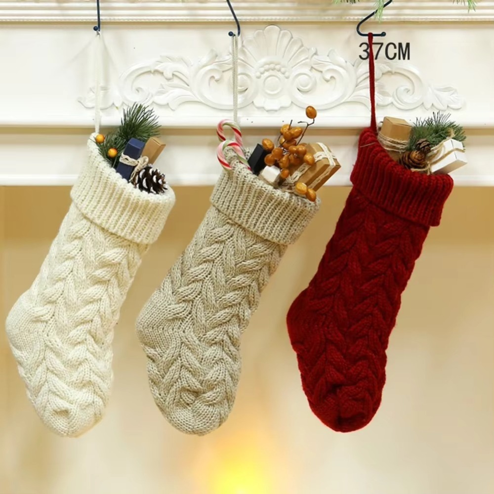 Gebreide kerstsokken Pluizige  - Christmas Stocking Hanging recensie en prijs