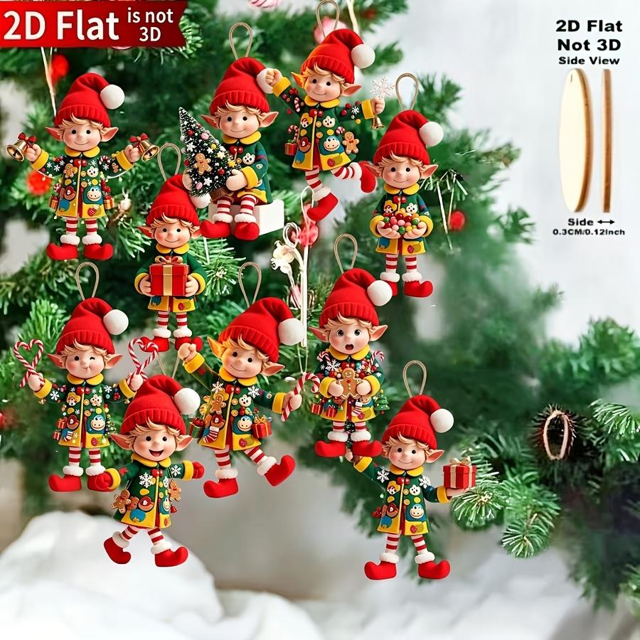1/5/10/20/50/100 stuks 2D plat - Christmas Tree Artificial recensie en prijs
