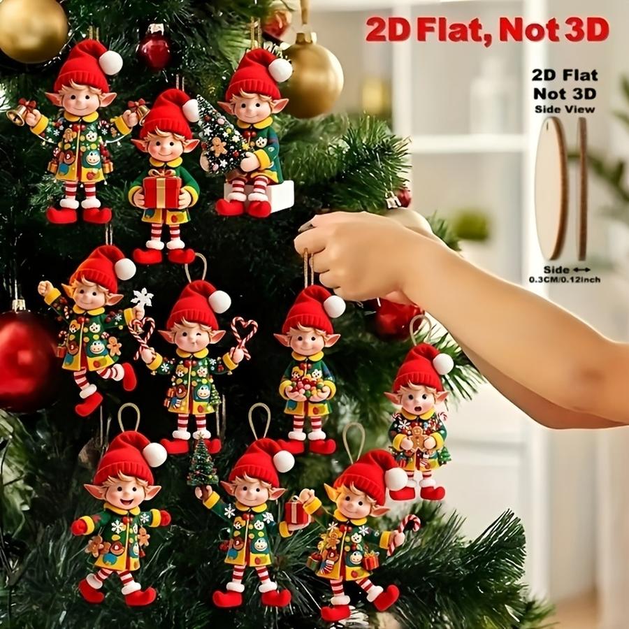 1/5/10/20/50/100 stuks 2D plat - Christmas Tree Artificial recensie en prijs