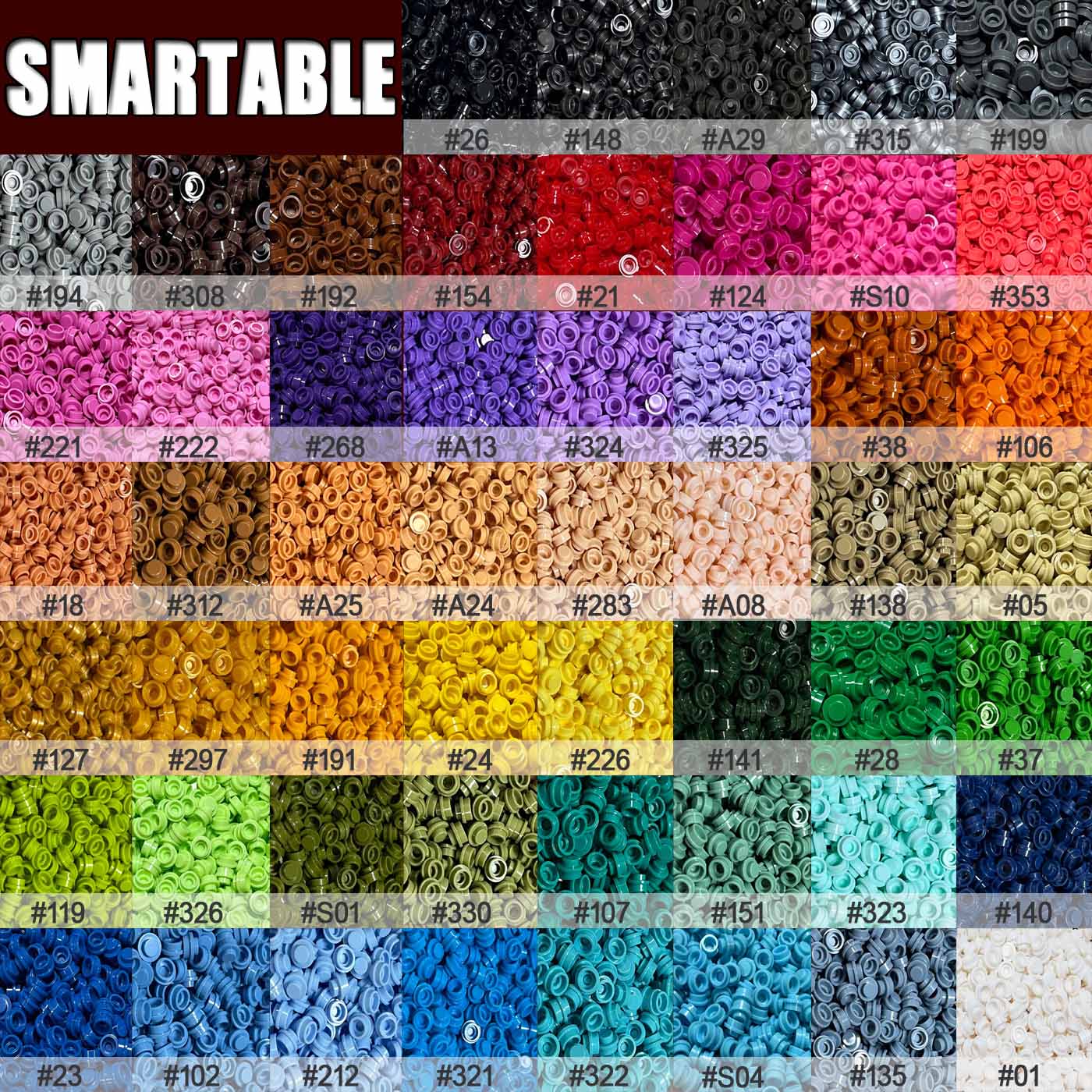 Ronde Plaat 1X1 Diy Pixel Art  - Lego Set City recensie en prijs