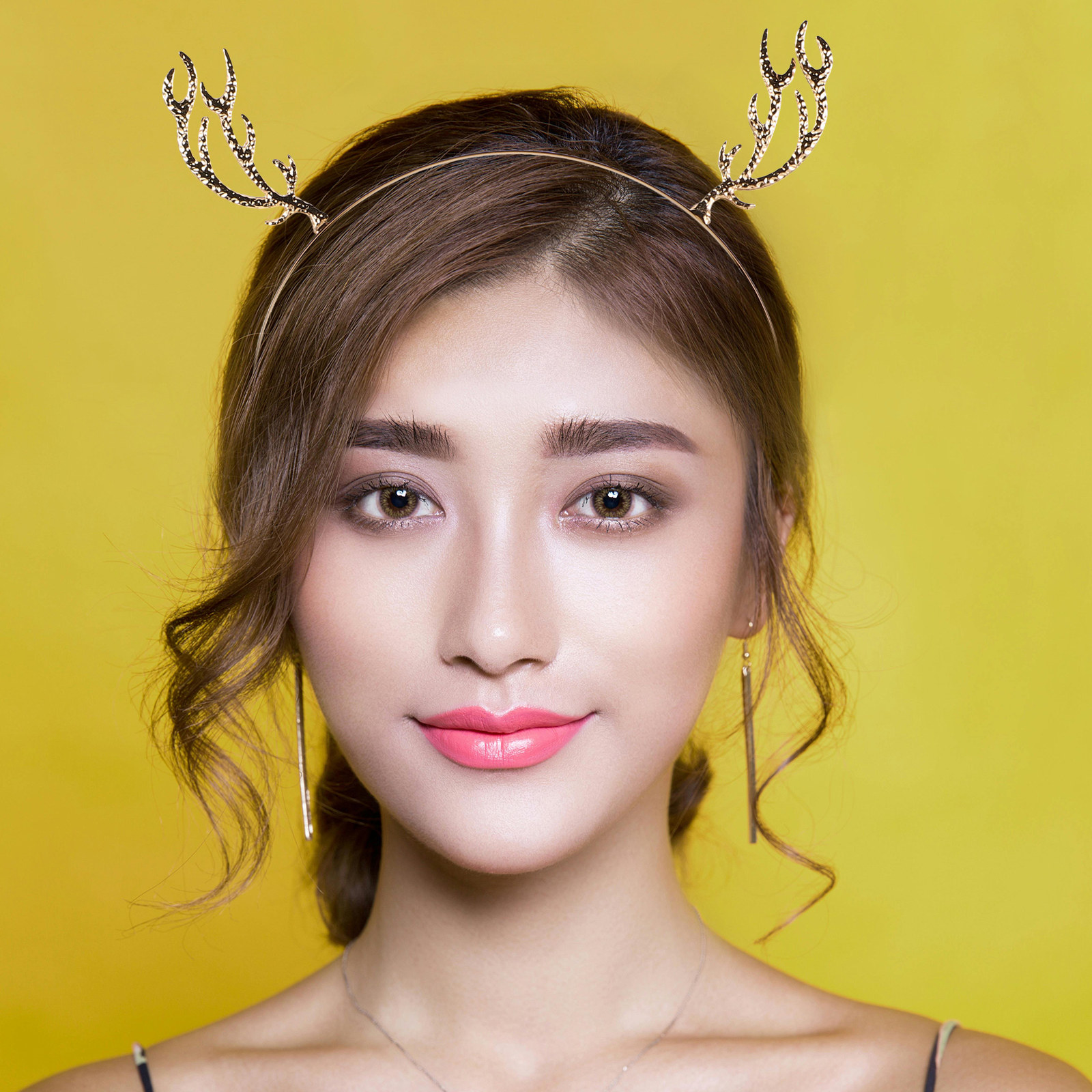 Metalen haarband met strassste - Reindeer Antlers Headband recensie en prijs