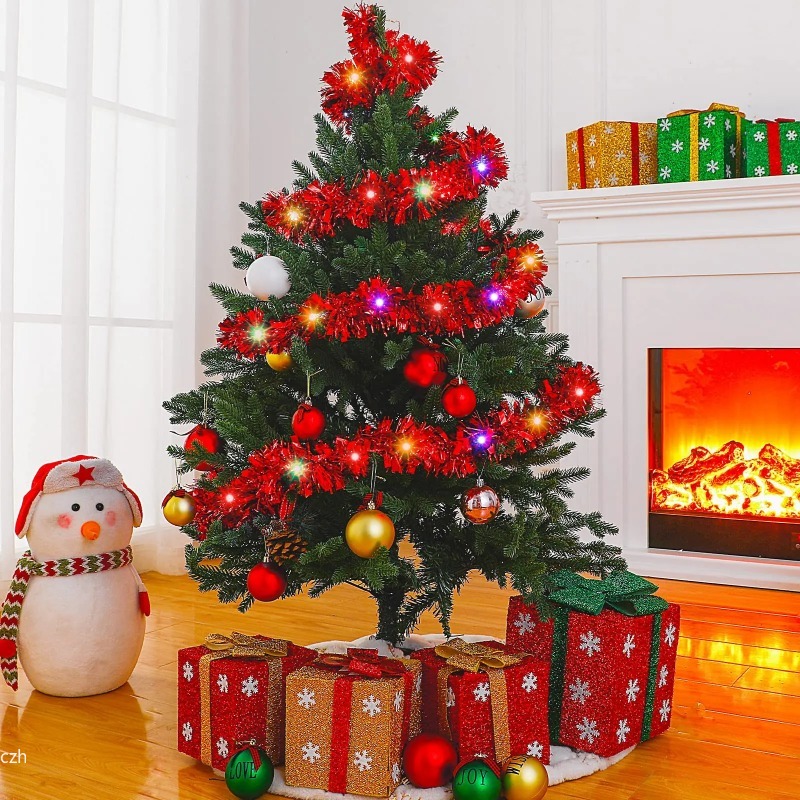 1 stuk 5M Kersttinsel-garlandd - Tinsel Garland Decoration recensie en prijs